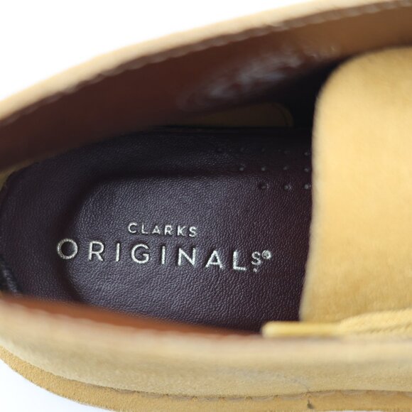 Clarks Originals Desert Chukka Boots Men's Size 9.5 M Tan Suede Crepe Sole - Picture 10 of 12